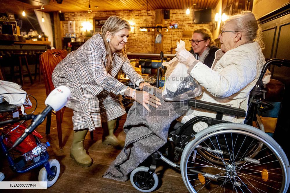 Royals Visit Those Affected By Floods - Netherlands
