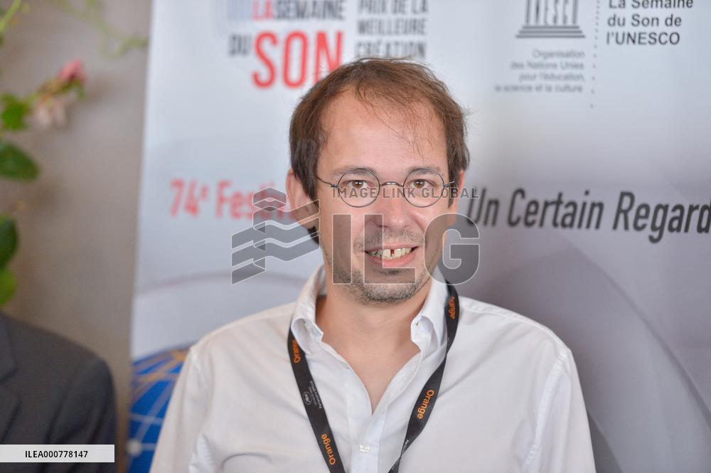 74th Cannes Film Festival Award Of The Best Sound Creation