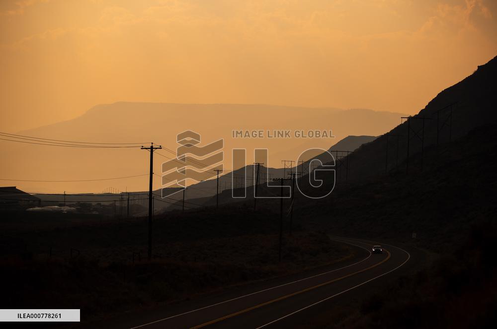 Smoke From Wildfires Burning In The Area Hangs In The Air - B.C