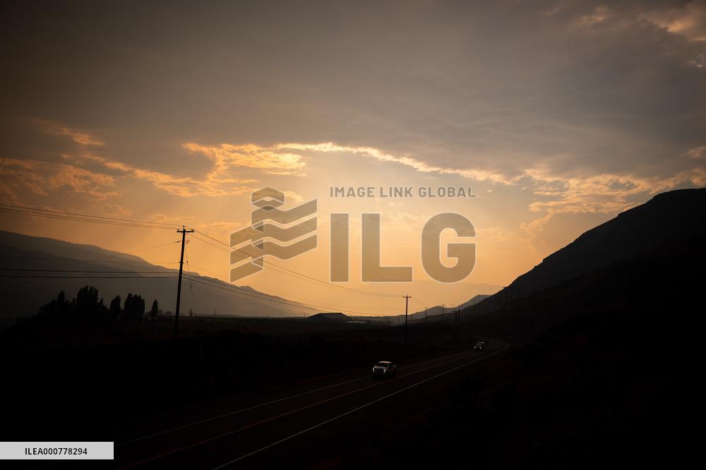 Smoke From Wildfires Burning In The Area Hangs In The Air - B.C