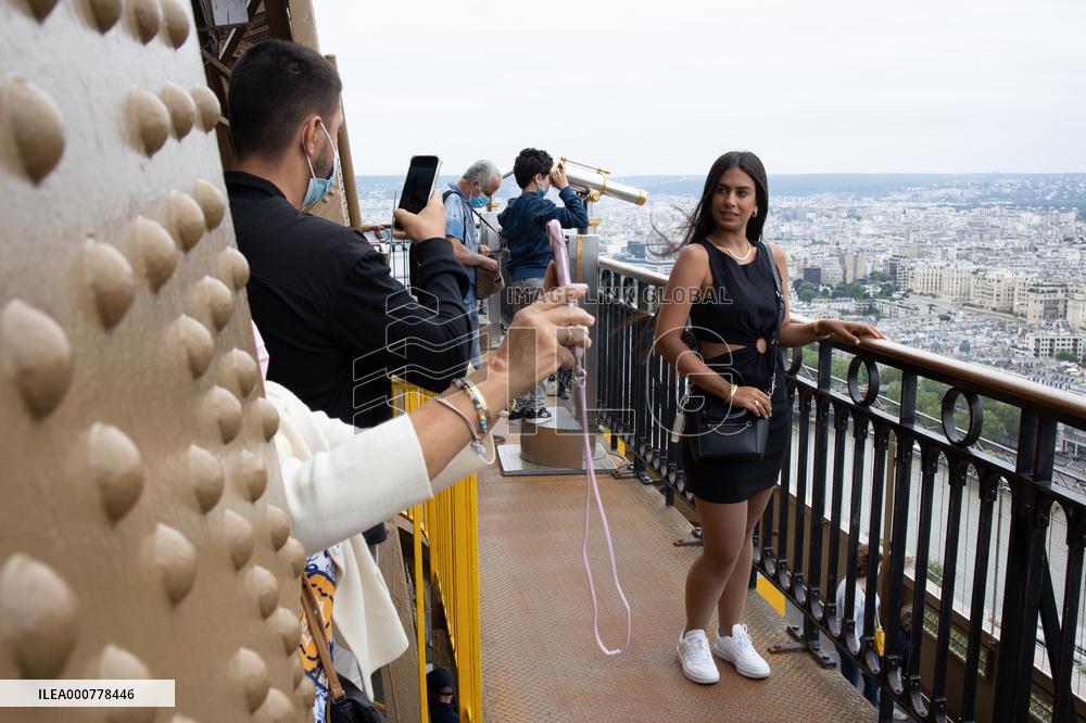 The Eiffel Tower Reopens To The Public - Paris