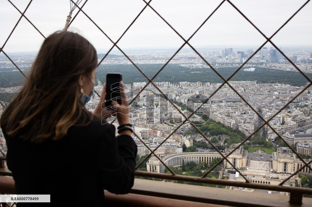 The Eiffel Tower Reopens To The Public - Paris