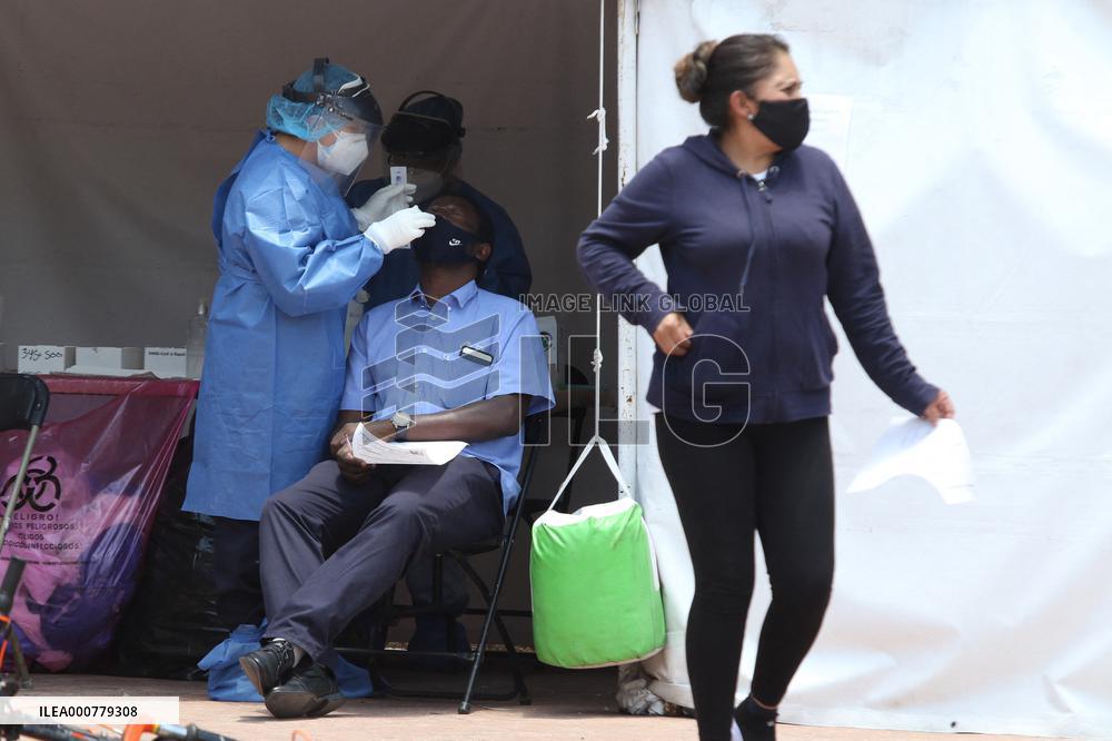 Covid-19 testing in Mexico City