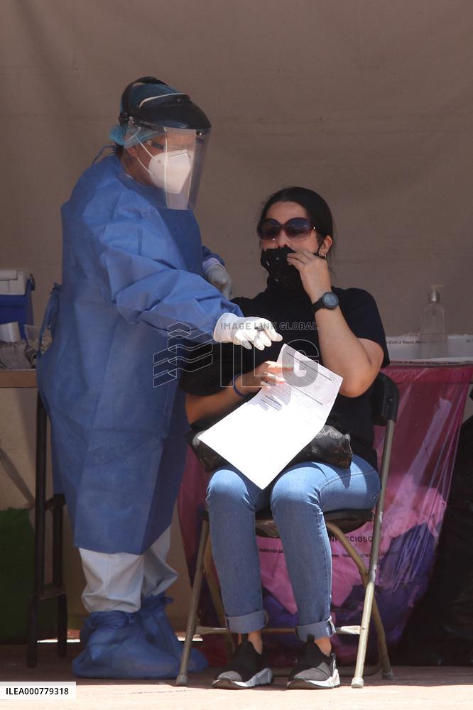 Covid-19 testing in Mexico City