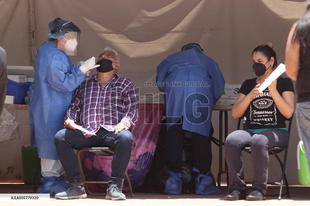 Covid-19 testing in Mexico City
