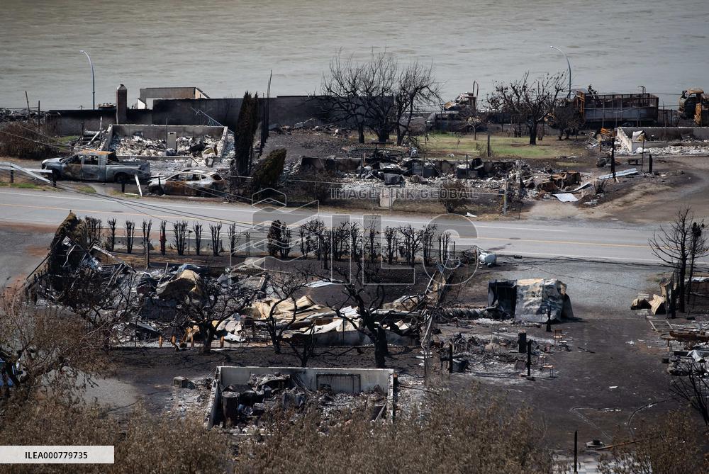 Wildfire Damages In Lytton - British Colombia
