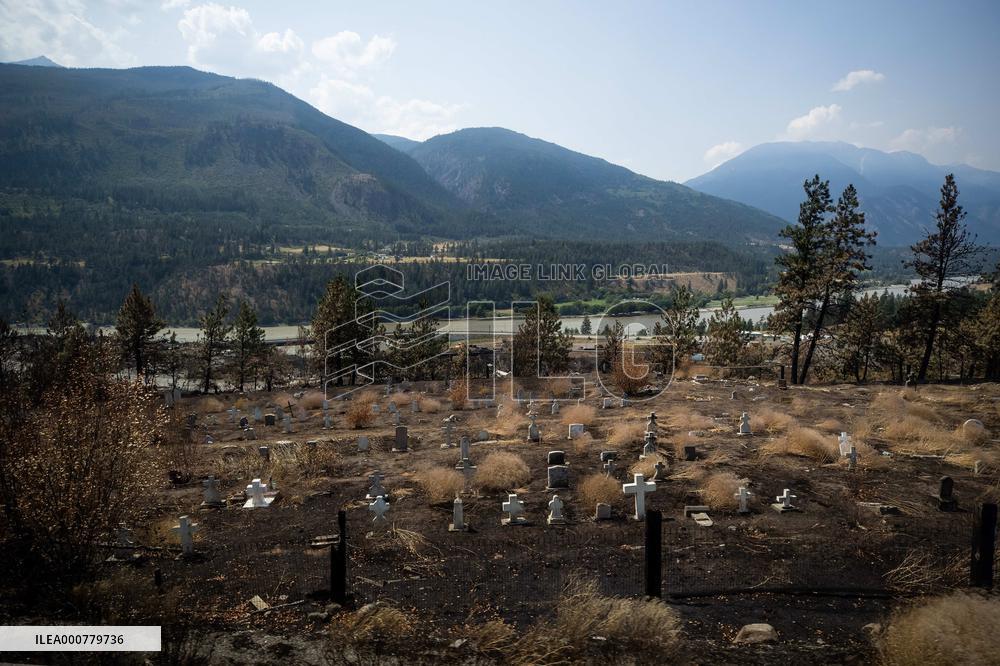 Wildfire Damages In Lytton - British Colombia