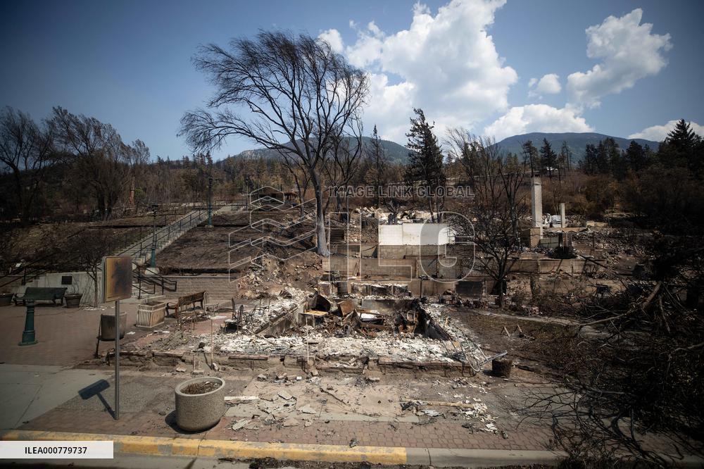 Wildfire Damages In Lytton - British Colombia