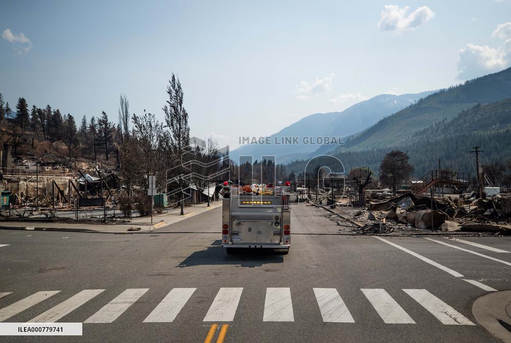 Wildfire Damages In Lytton - British Colombia