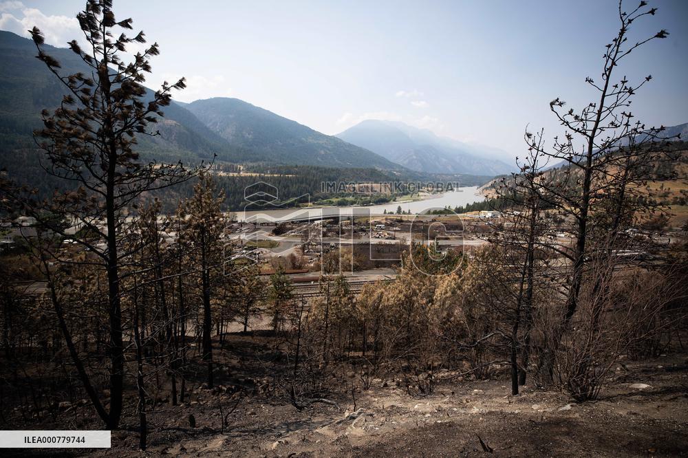 Wildfire Damages In Lytton - British Colombia