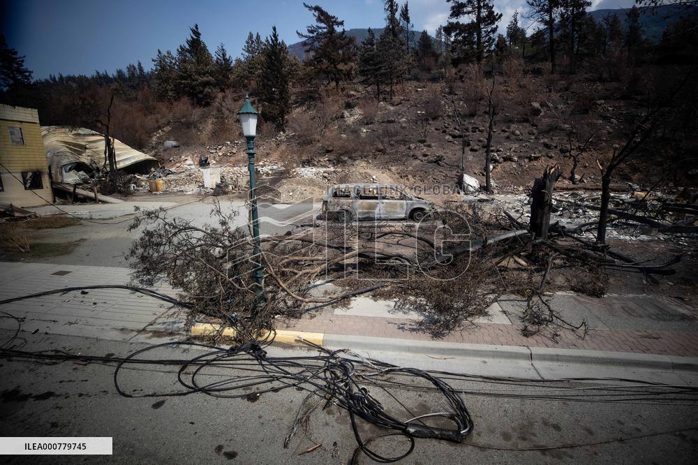 Wildfire Damages In Lytton - British Colombia