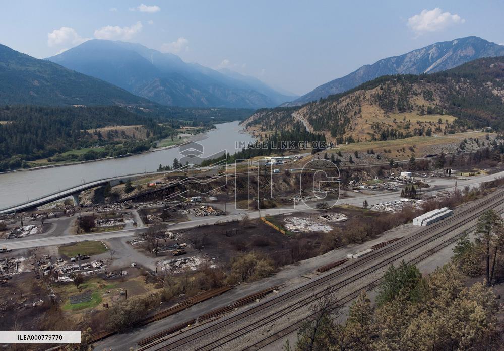 Wildfire Damages In Lytton - British Colombia