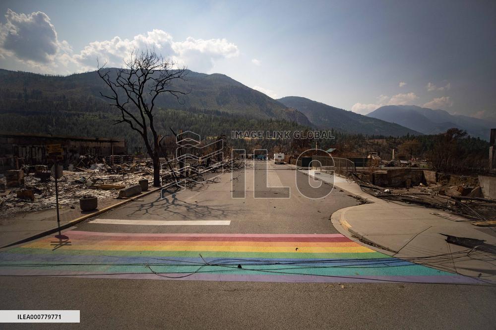 Wildfire Damages In Lytton - British Colombia