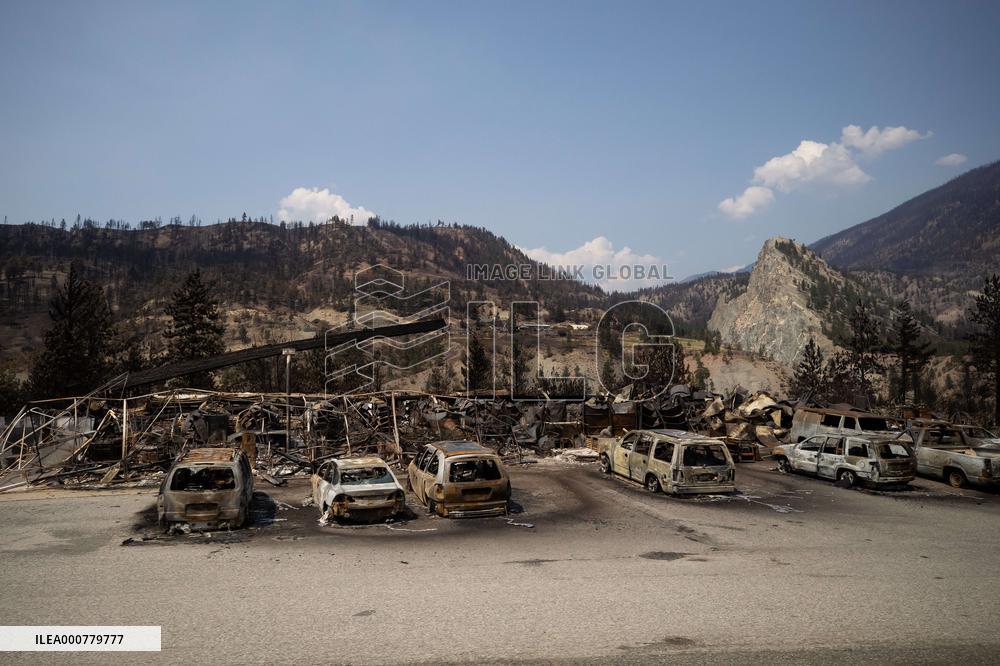Wildfire Damages In Lytton - British Colombia