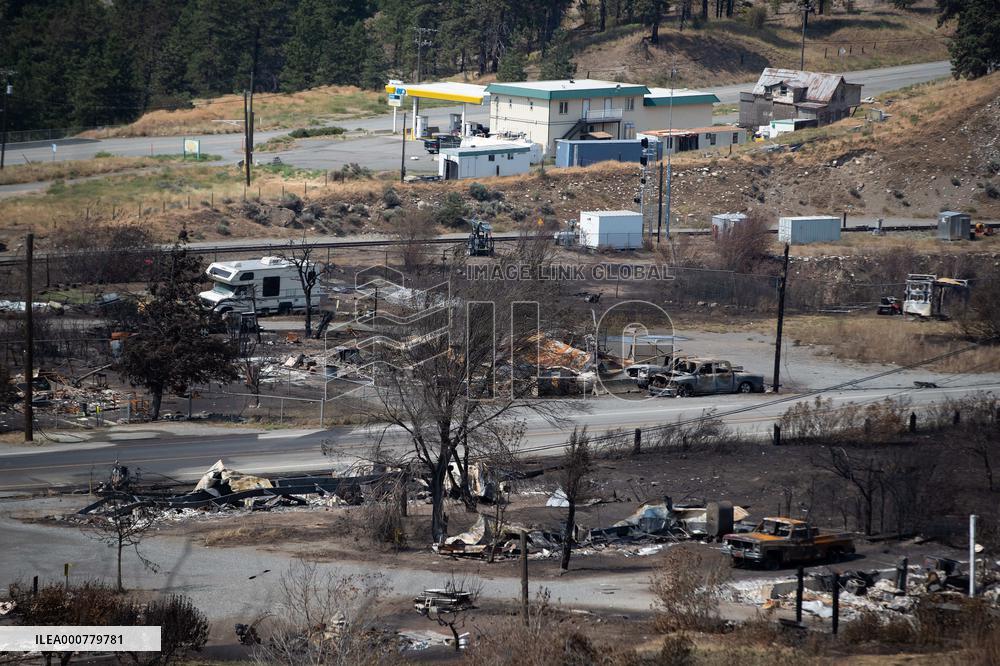 Wildfire Damages In Lytton - British Colombia