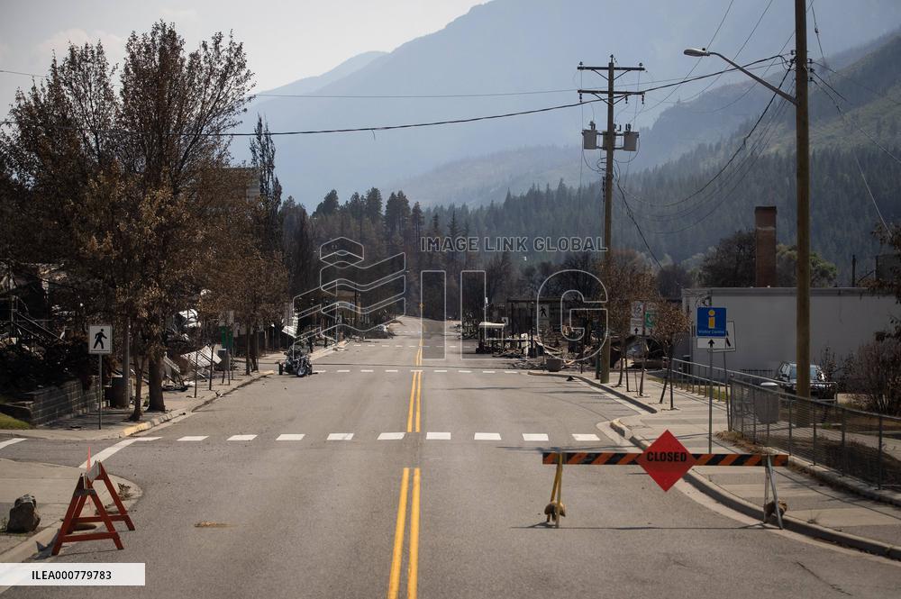 Wildfire Damages In Lytton - British Colombia