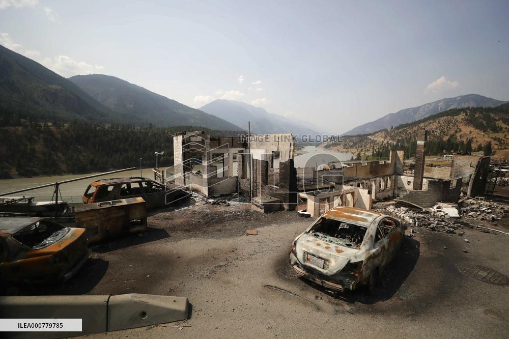 Wildfire Damages In Lytton - British Colombia