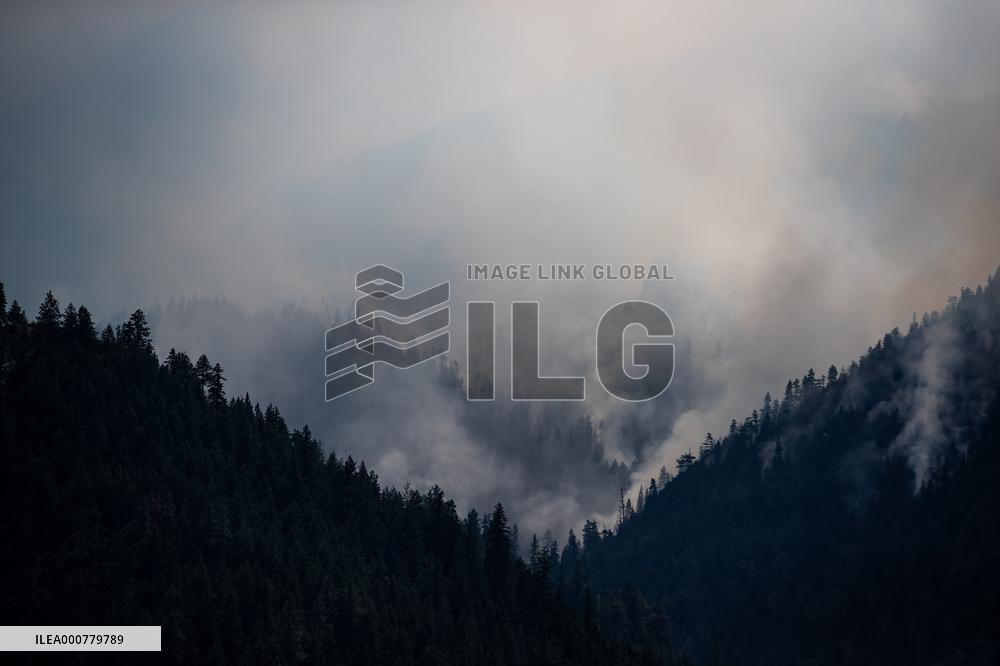 Wildfire Damages In Lytton - British Colombia