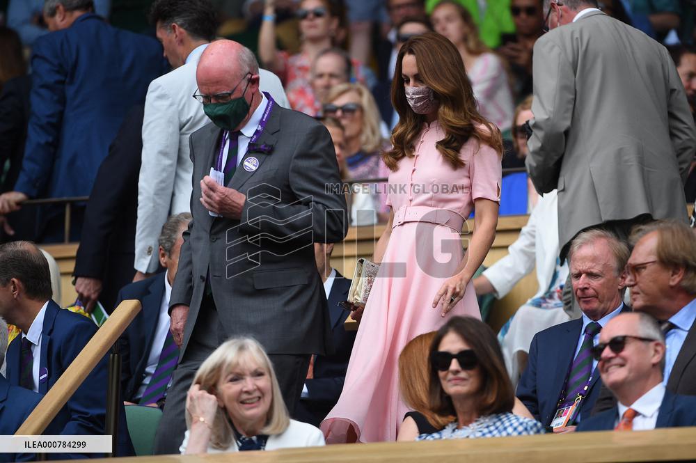 Duchess of Cambridge At Wimbledon Mens Final