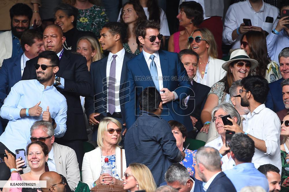 Tom Cruise At Wimbledon Mens Final