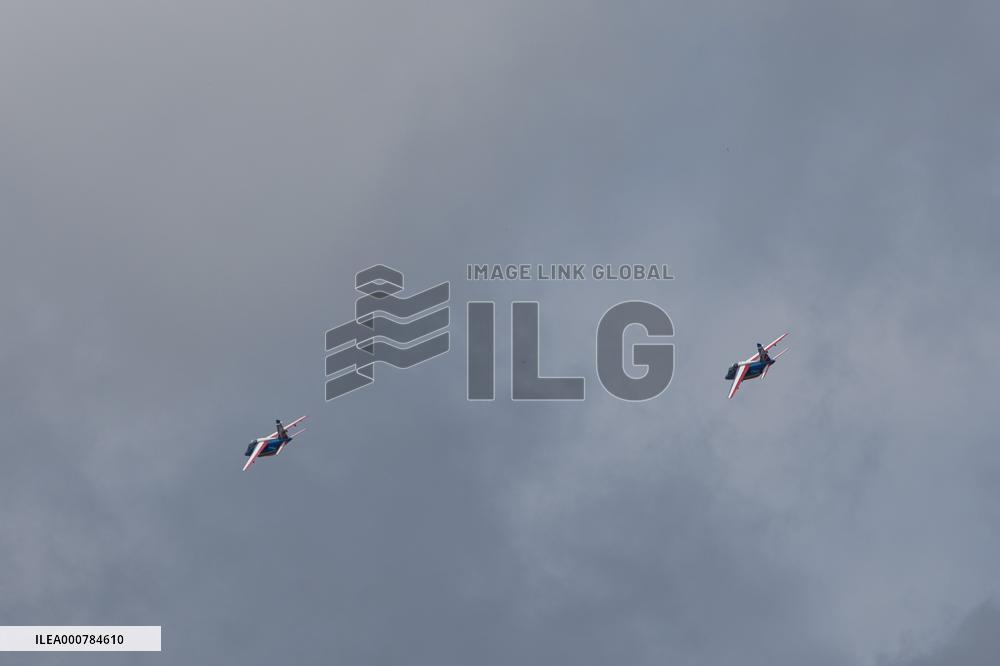 Aerial Practice Session Prior To July 14 Bastille Day Parade - Paris