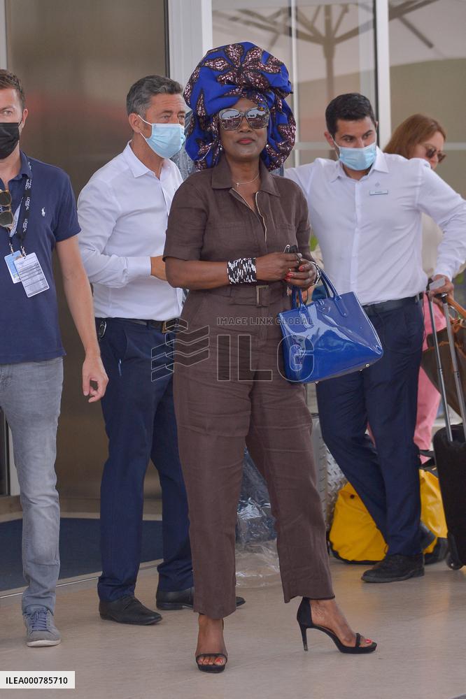 74th Cannes Film Festival Celebs Out Of Hotel Martinez