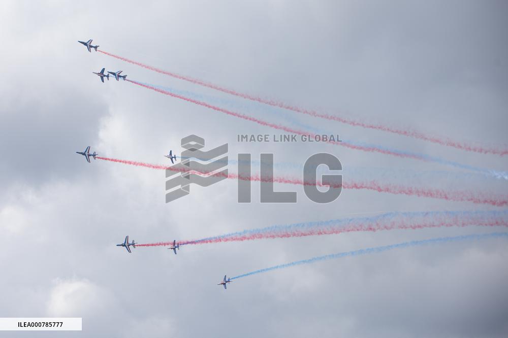 Aerial Practice Session Prior To July 14 Bastille Day Parade - Paris
