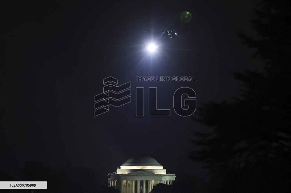 President Biden arrives to the WH