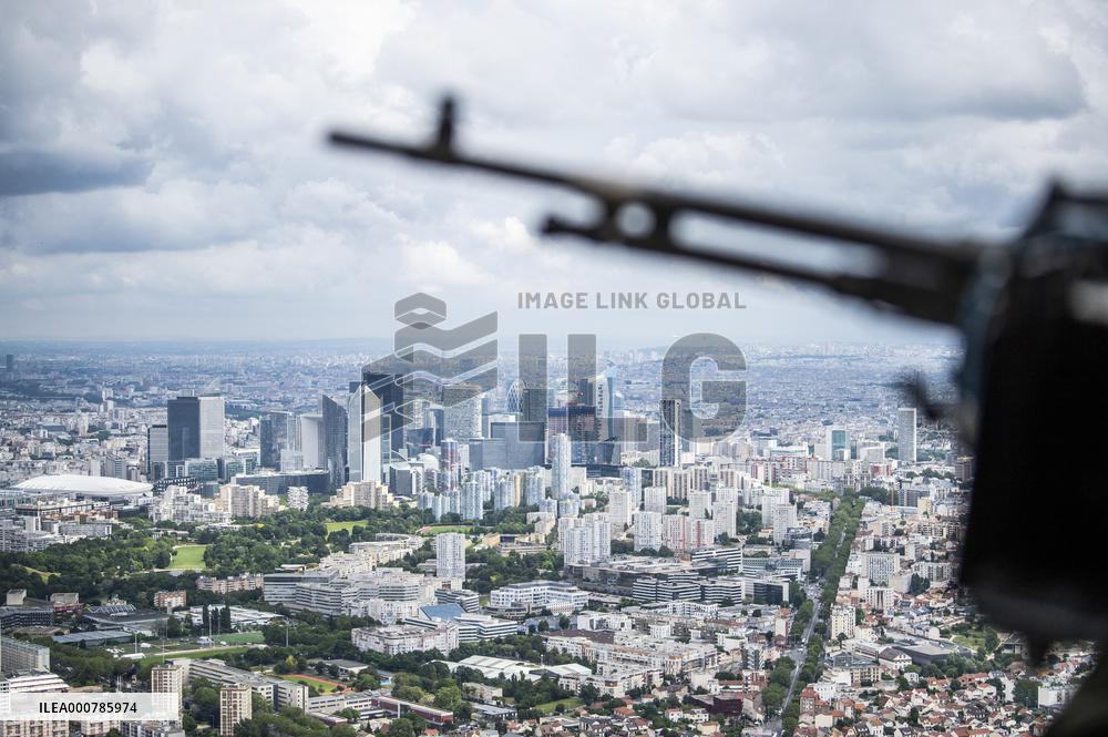 Aerial Practice Session Prior To July 14 Bastille Day Parade - Paris