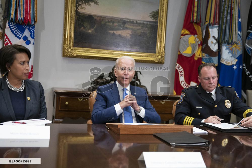 President Joe Biden Delivers Remarks on Reducing Gun Crimes