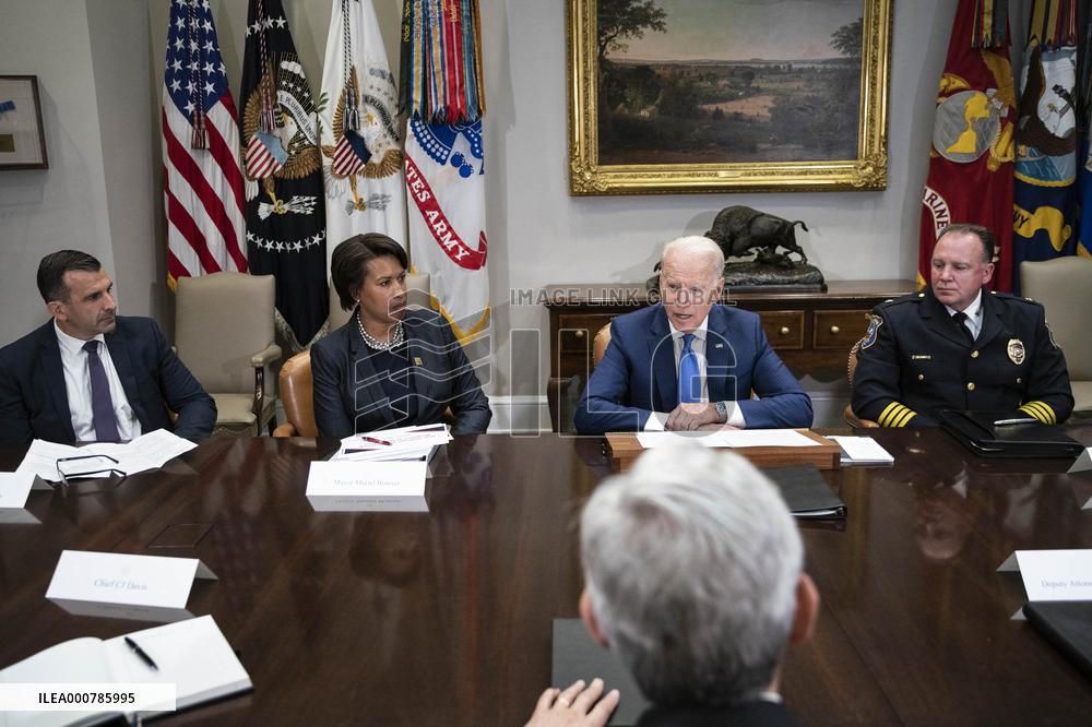 President Joe Biden Delivers Remarks on Reducing Gun Crimes