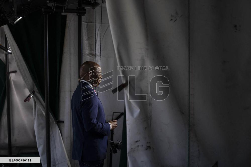Borough President of Brooklyn Eric Adams Speaks to Reporters at the White House