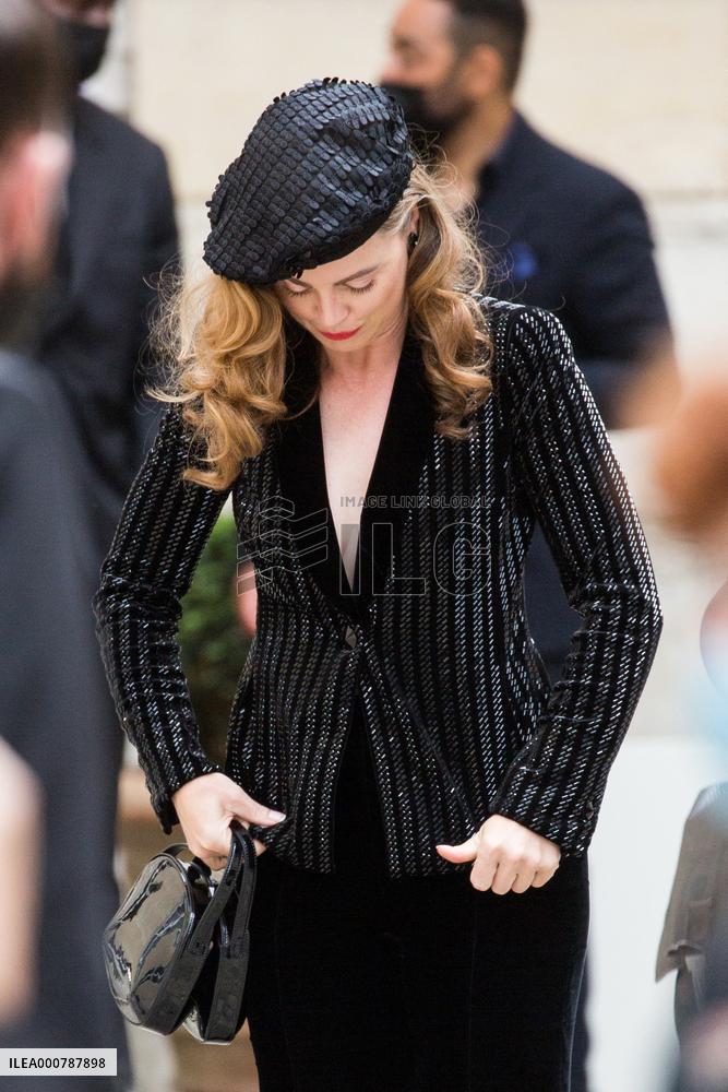 Arrivals - Giorgio Armani Prive Haute Couture Fall-Winter 2021-2022 Show - Paris NB