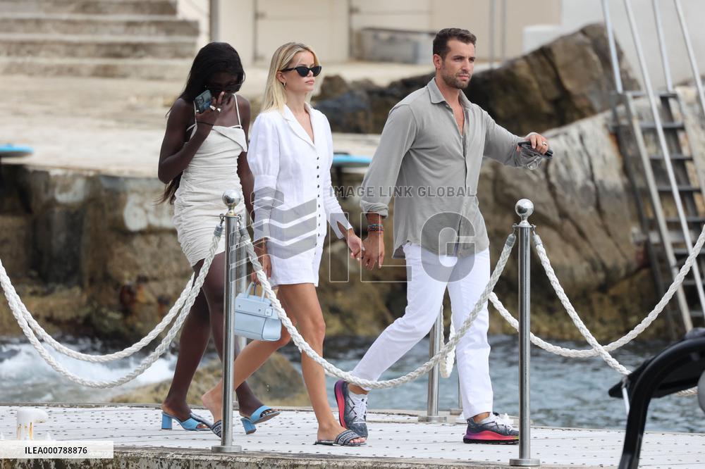 Frida Aasen At The Eden Roc - Antibes