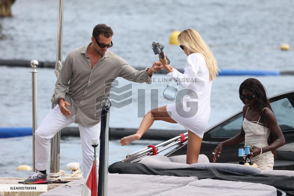 Frida Aasen At The Eden Roc - Antibes