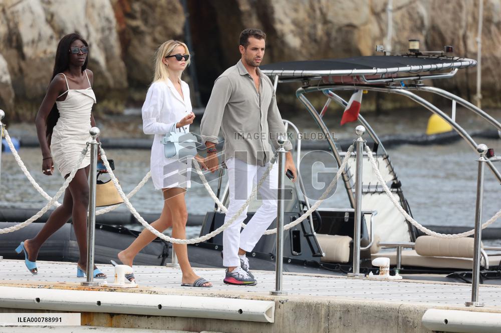 Frida Aasen At The Eden Roc - Antibes