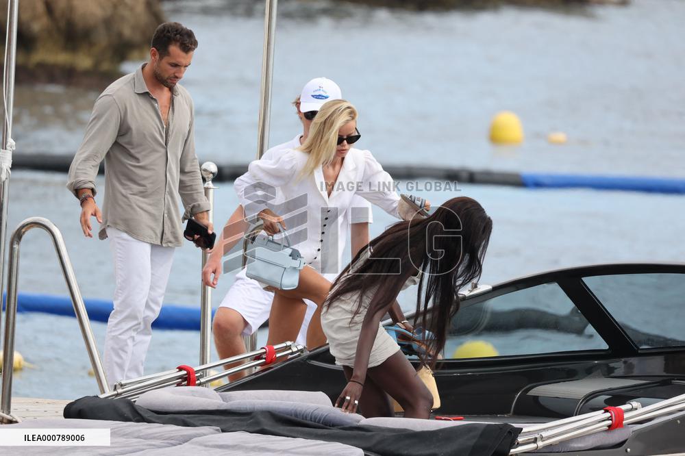 Frida Aasen At The Eden Roc - Antibes