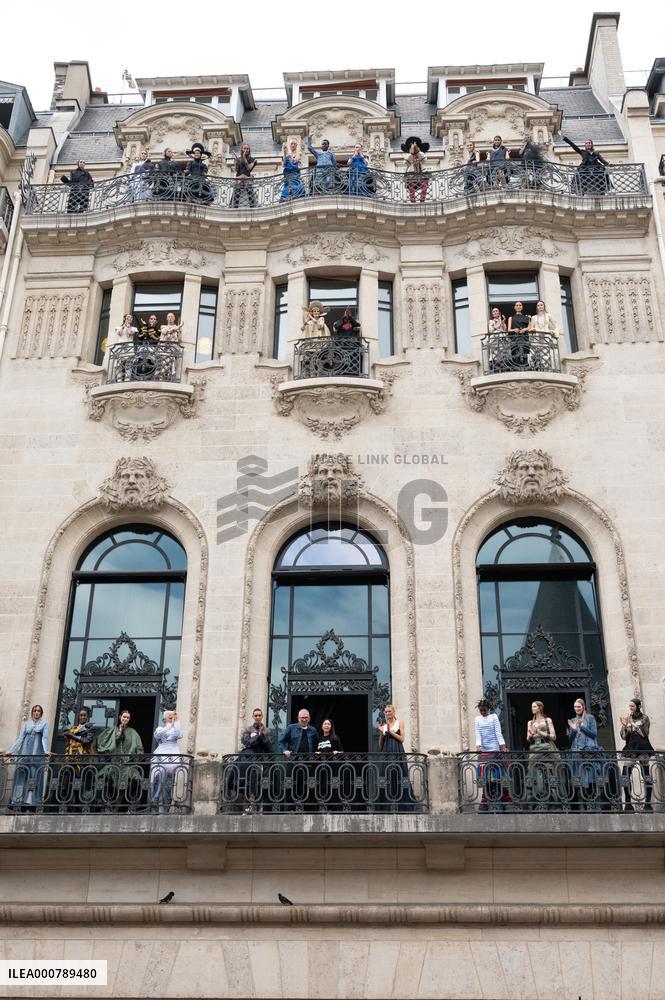 PFW - Jean-Paul Gaultier Arrivals