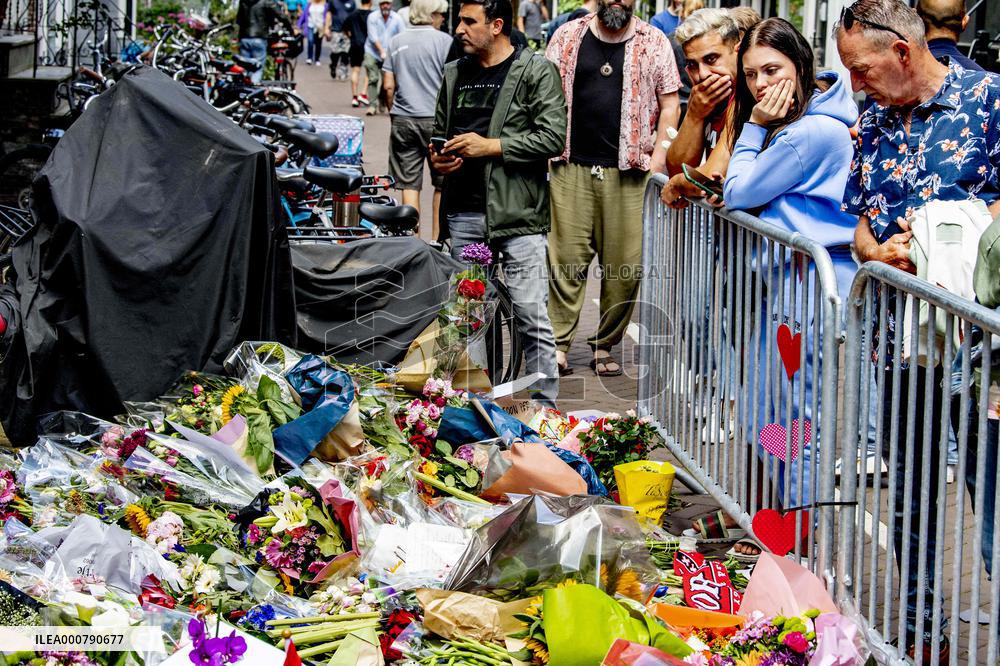 Tribute To The Journalist Injured In An Attack - Amsterdam