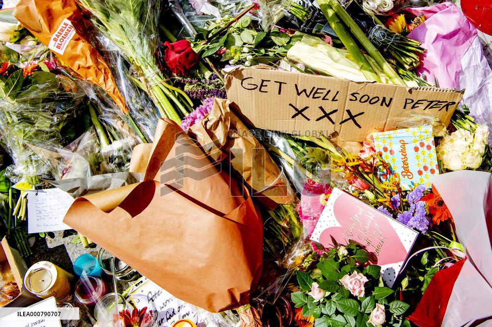 Tribute To The Journalist Injured In An Attack - Amsterdam