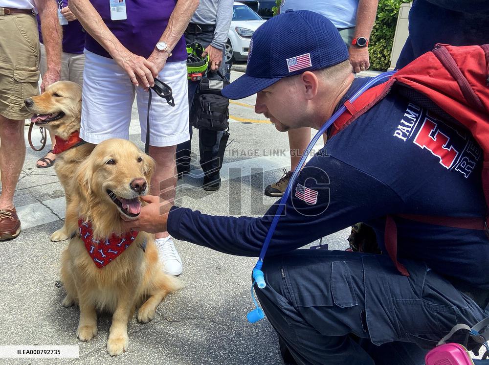 Champlain Towers Collapse Aftermath - Florida