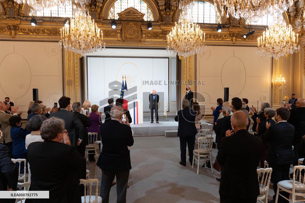 Ceremony To Celebrate Edgar Morin's 100th Birthday - Paris