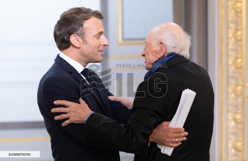 Ceremony To Celebrate Edgar Morin's 100th Birthday - Paris