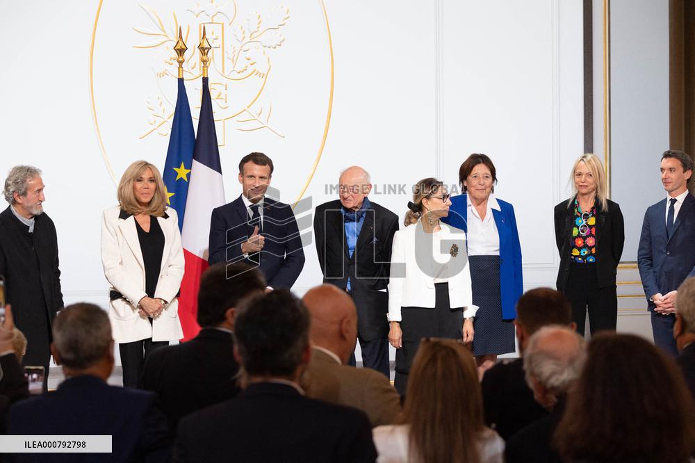 Ceremony To Celebrate Edgar Morin's 100th Birthday - Paris