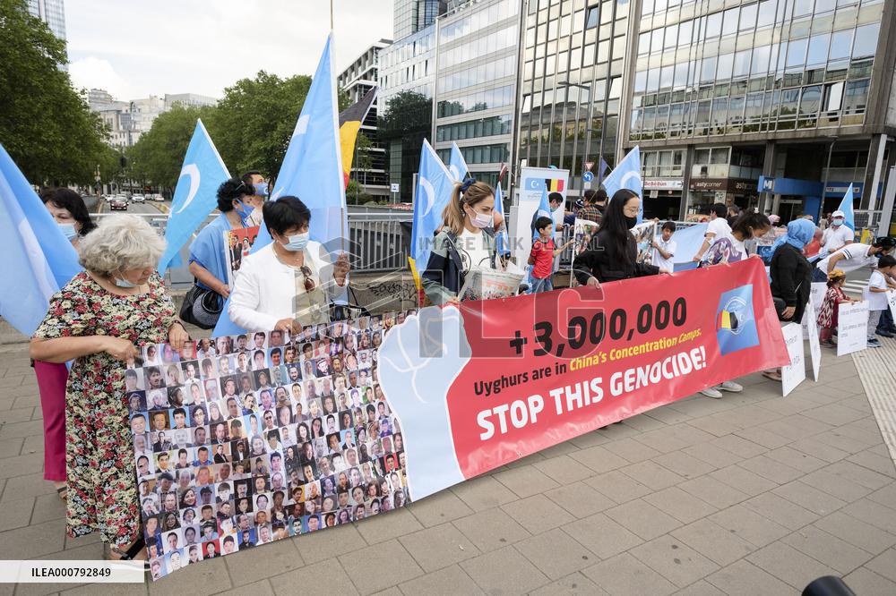 Demonstration Against The Uyghur Genocide - Brussels