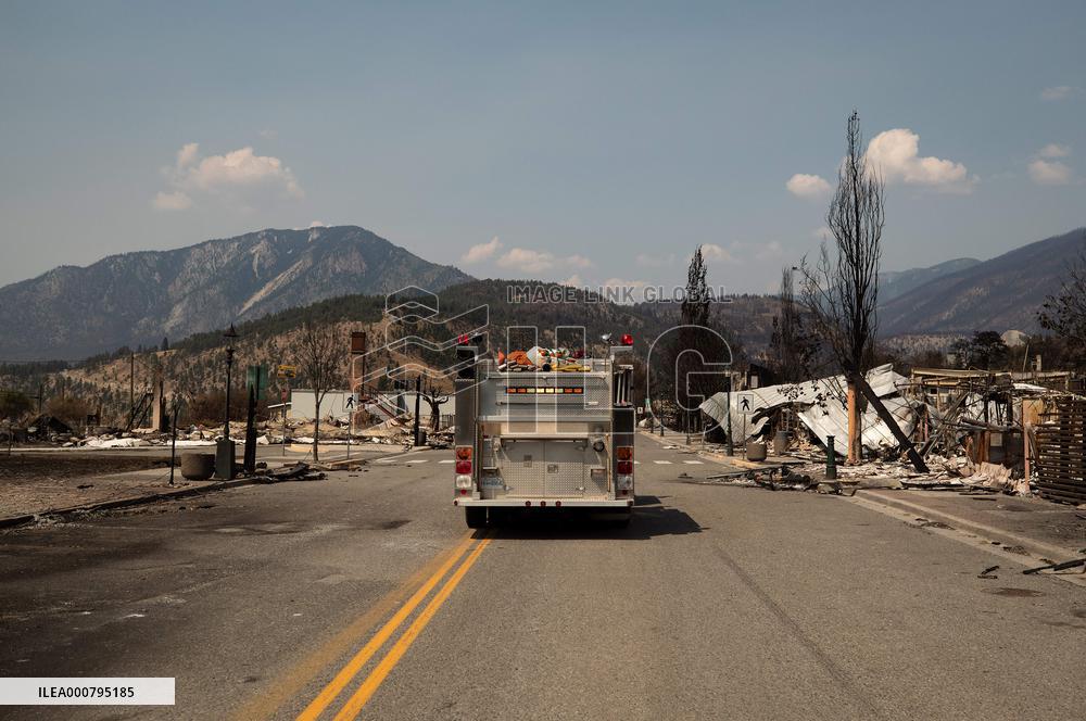 Wildfire Damages In Lytton - British Colombia