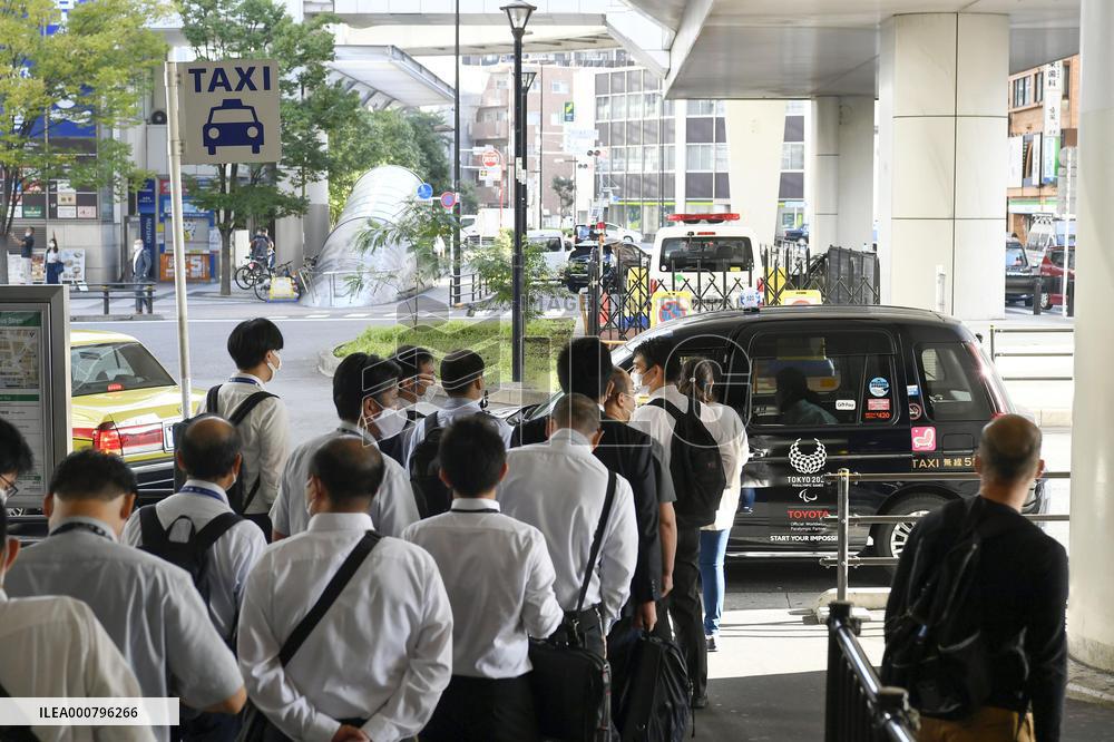 Strong earthquake in Tokyo region