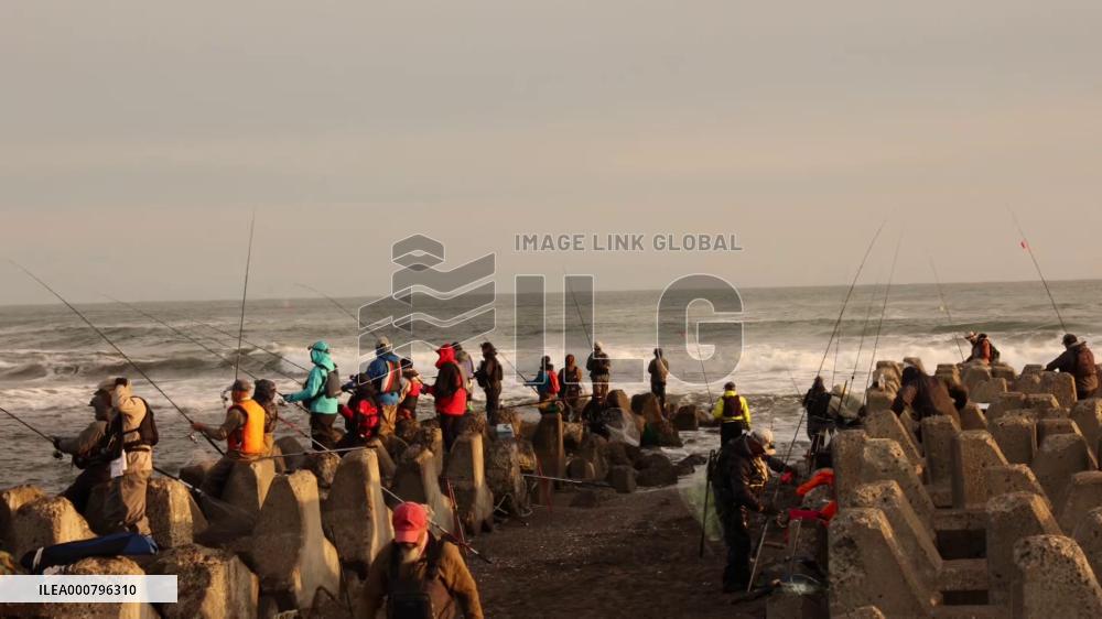 Salmon fishing in Hokkaido