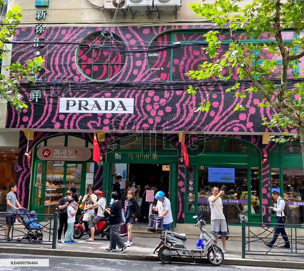 Prada's marketing campaign at Shanghai wet market