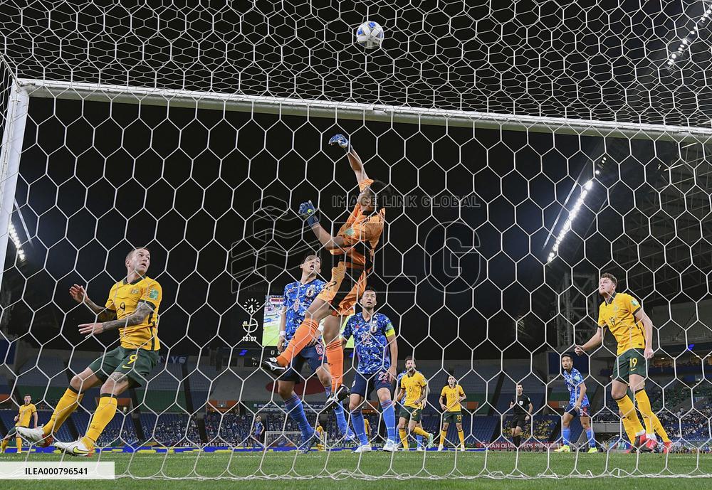Football: Japan-Australia World Cup qualifier